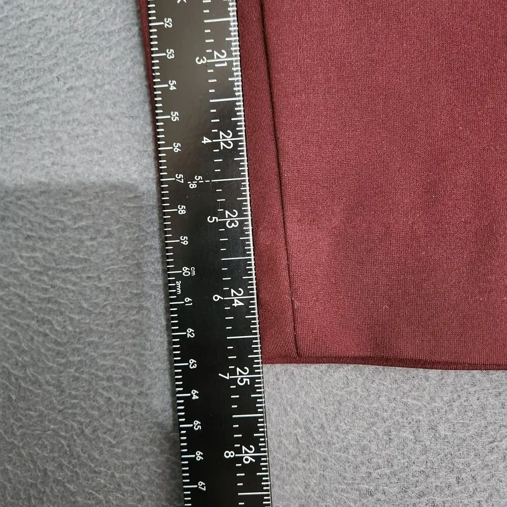 WHBM Dress Pants Women 4 Burgundy Low Rise The Slim Ankle